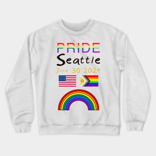 Pride Seattle USA 2024 Crewneck Sweatshirt